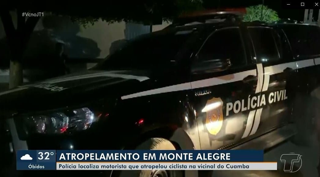 Investigação sobre atropelamento com morte e fuga de motorista em Monte Alegre