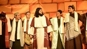 Preparação do 19º Espetáculo Sacro ‘Jesus, o Filho do Homem’