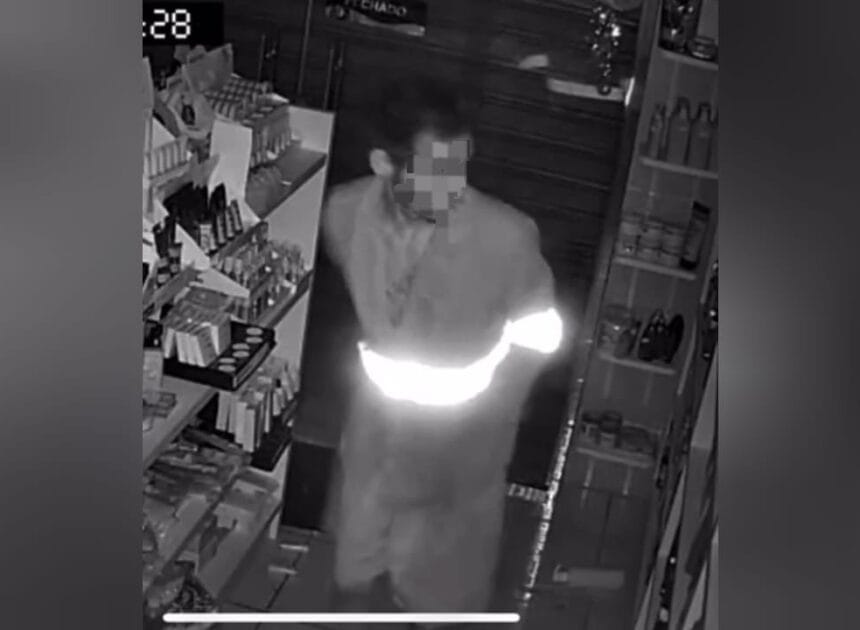 Polícia Militar prende suspeito em flagrante após arrombamento a comércio