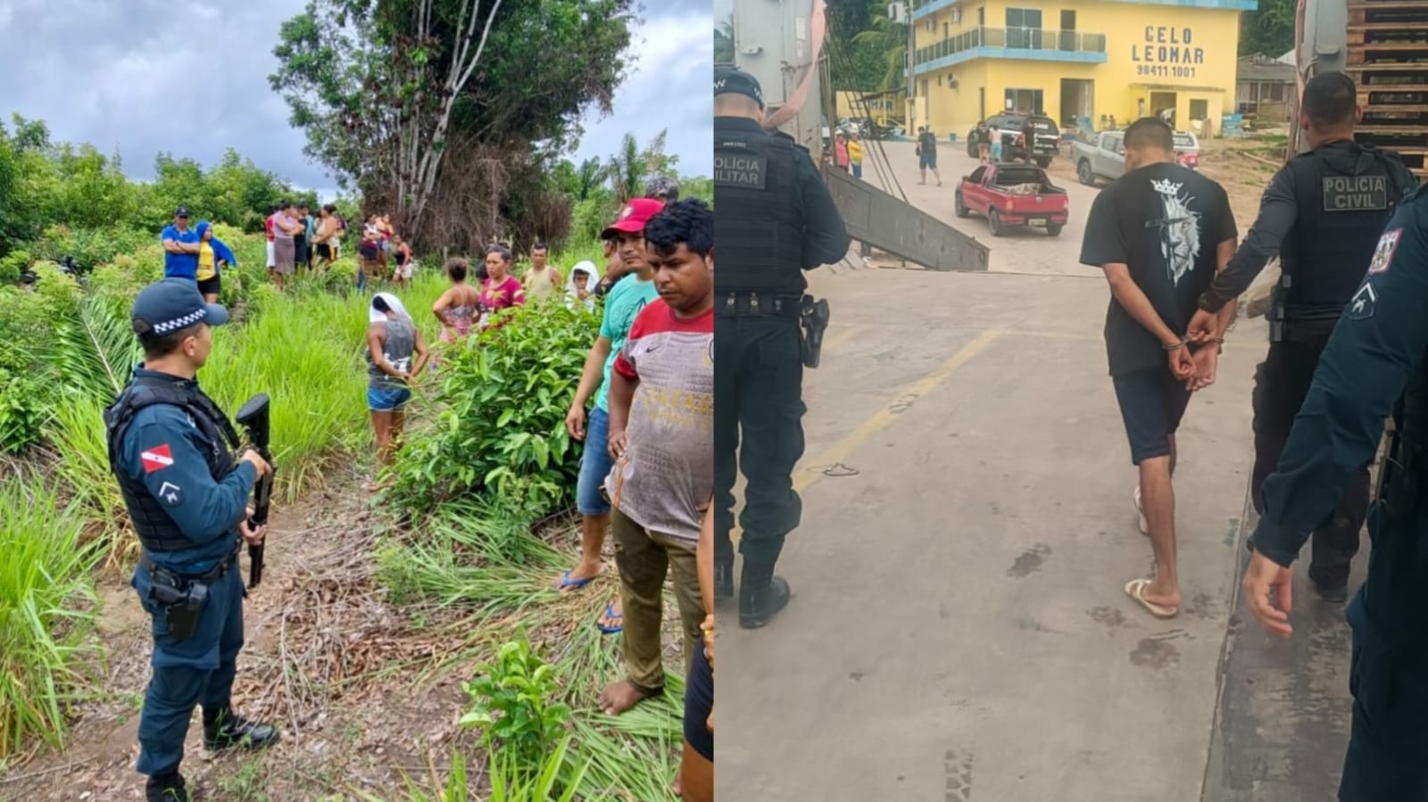 Operação conjunta resulta na prisão de suspeito de homicídio em comunidade do Lago Sapucuá