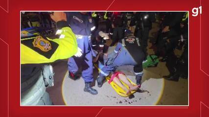 Acidente durante fuga de barreira policial em Santarém