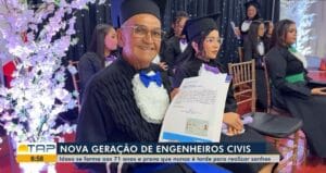Formatura em Engenharia Civil aos 71 anos: História de superação em Santarém
