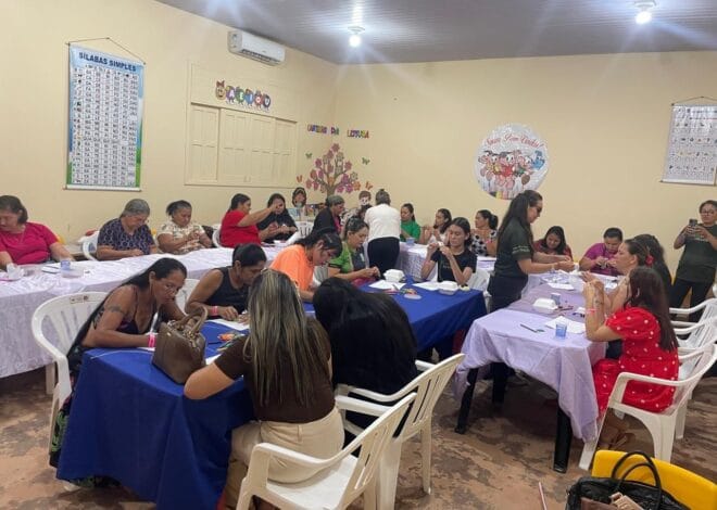 Oficinas Gratuitas de Biojoias Empoderam Mulheres em Rurópolis
